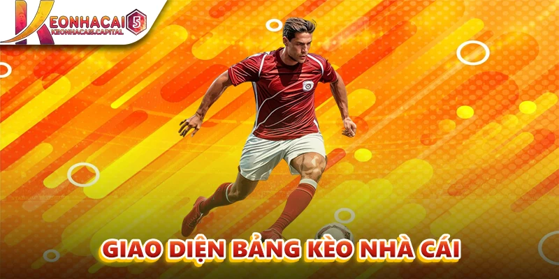 Giao diện bảng kèo nhà cái